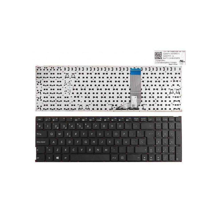 Teclado Para Portátil Asus A556u A556ua A556ub A556uf A556uj A556ur A556uv A556 X556 Negro (Sin Marco,Without Foil,Win8)