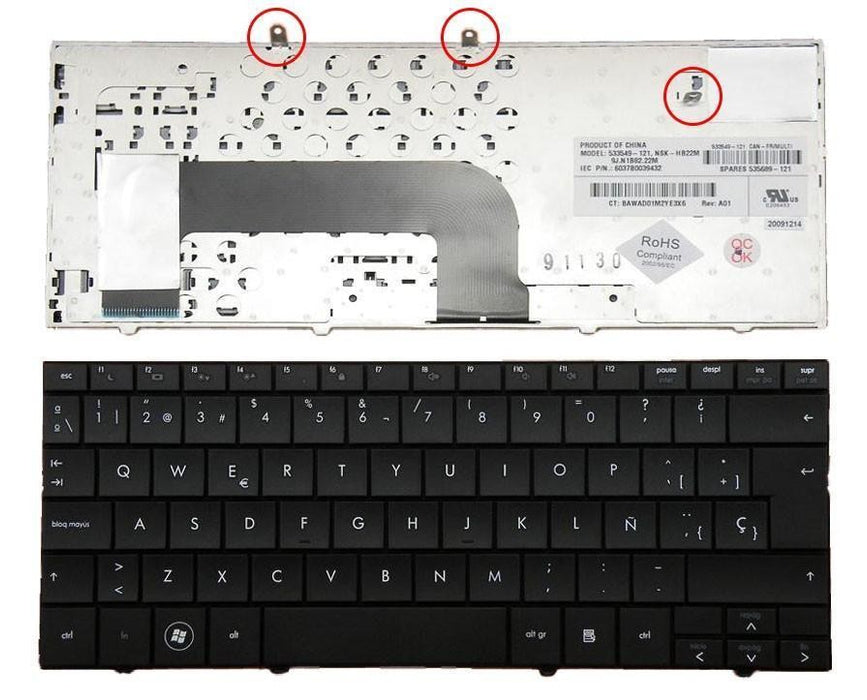 Teclado Para Portátil Hp Mini 110-1000 Compaq Mini