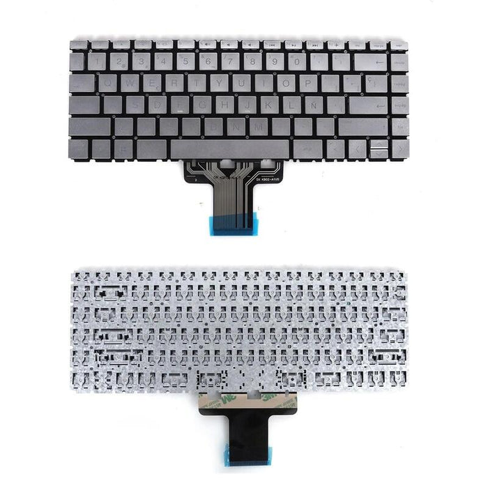 Teclado Para Portátil Hp Pavilion 14 Cc 14 Cd 14m Cd 14t Cd 14 Ce 14 Cf 14 Ck 14 Cm Plata