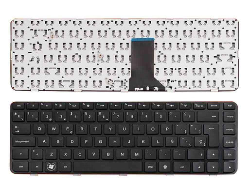 Teclado Para Portátil Hp Pavilion Dm4-1000 Dv5-2000 Ht1Bv 598891-001 9Z.N4Fbv.101 6037B0049701 606883-001