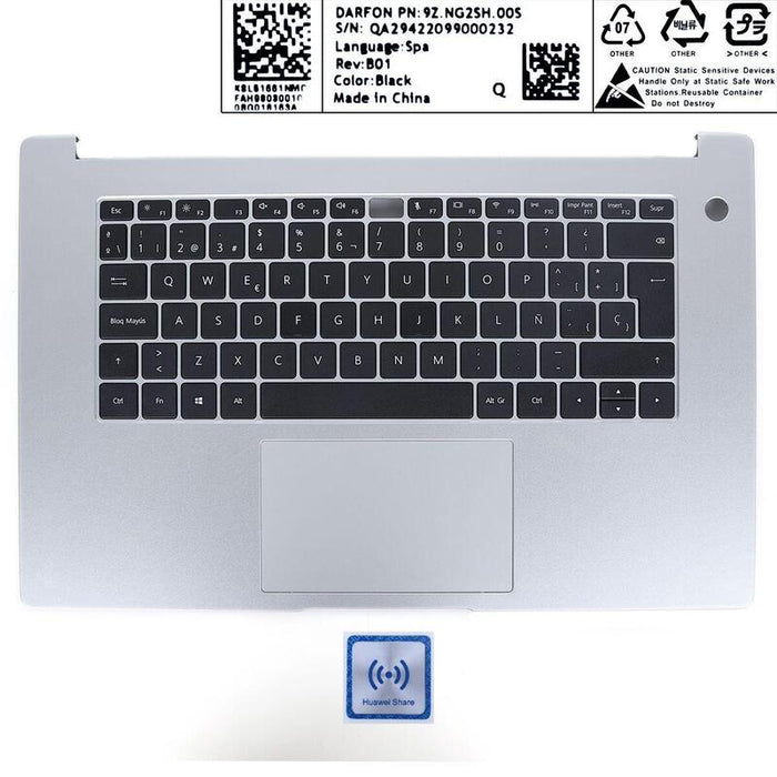 Teclado Para Portátil Huawei Matebook D15 Bob Wae9p W29