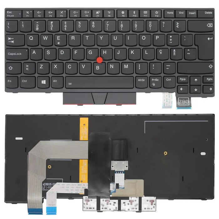 Teclado Para Portátil Lenovo Thinkpad T460 T470 T480 En Portugues
