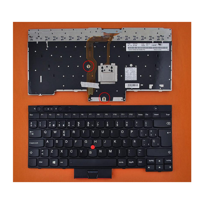 Teclado Para Portátil Lenovo Thinkpad T530 0c01888 04x1204 3cs0ff Cs12-85la