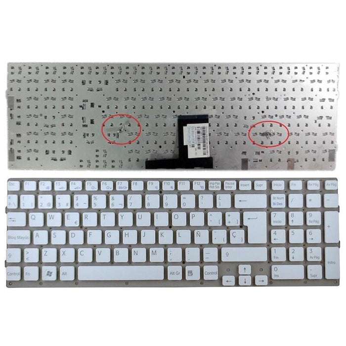Teclado Para Portátil Sony Vaio Vpc Ec Vpc Ec2m1e  Vpceb4e1 Vpc Eb14en Bi  Mp 09l26eo 8863 Pcg 71c11m