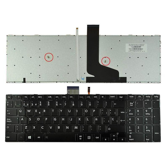 Teclado Para Portátil Toshiba 
Modelos: Satellite S50-A, S50d-A, S50dt-A, S50t-A, S55-A, S55d-A, S55dt-A, S55t-A