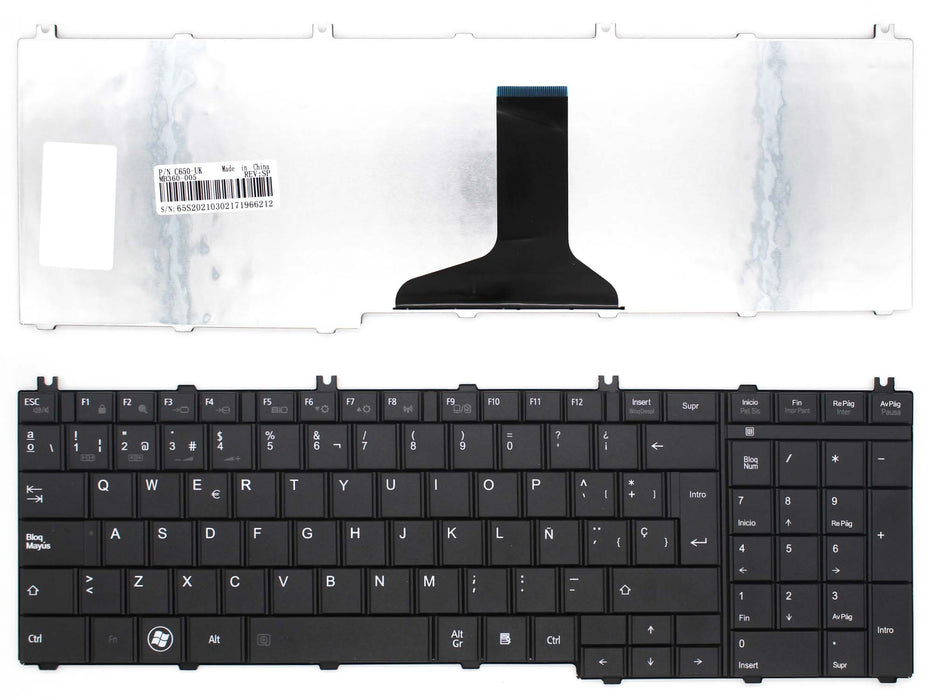 Teclado Para Portátil Toshiba Satellite T660 C660D C665 L650 C650 L650D L670D L750