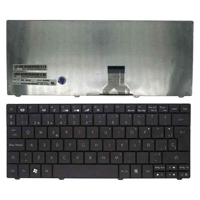 Teclado Para Portátil Gateway Ec19 Negro Nsk-Aql0F 9Z.N3C82.L0F