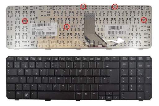 Teclado Para Portátil Hp Cq 71, Ae0P7P00110, 532809-071