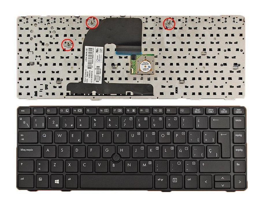 Teclado Para Portatil Hp Elitebook 8460P Con Pointstick 700945-Dd1, 702651-Dd1