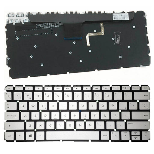 Teclado Para Portátil Hp Envy 13-Ab008Ur 13-Ab009Na 13-Ab009Ns Plata