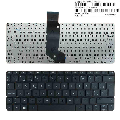 Teclado Para Portátil Hp Pavilion 11-N Negro Sin Marco