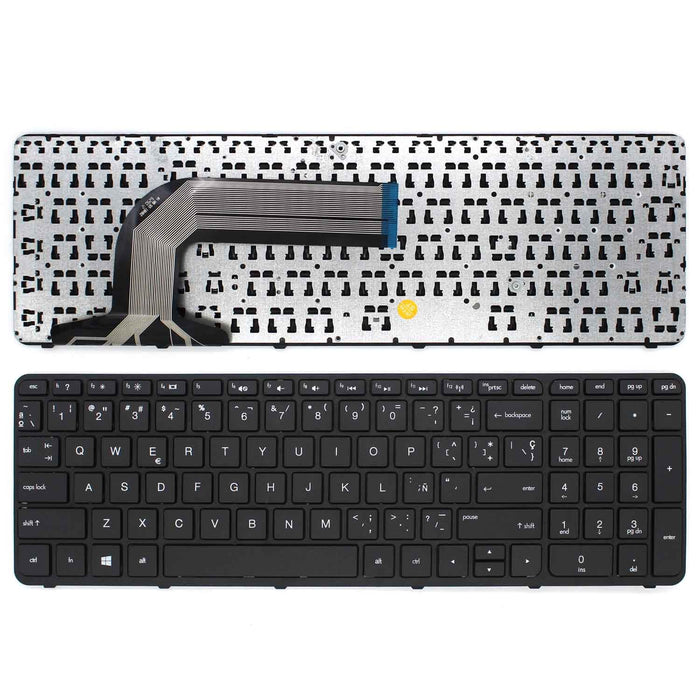 Teclado Hp Pavilion 17-E 17-N Con Marco Intro Pequeño Para Portátil