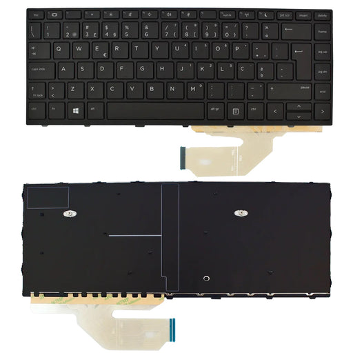 Teclado Para Portátil Hp Probook 430 G5 440 G5 445 G5 Negro Con Marco Portugués