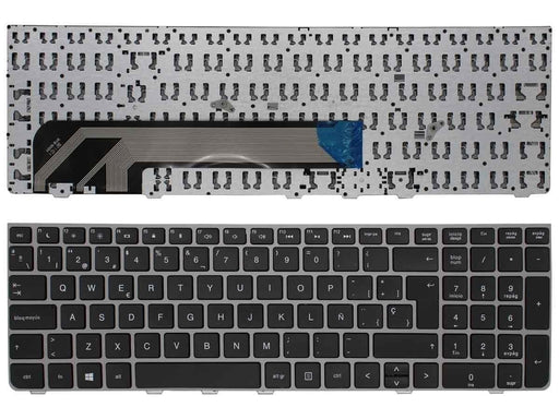Teclado Para Portátil Hp Probook 4535S 4530S 4730S Con Marco En Plata