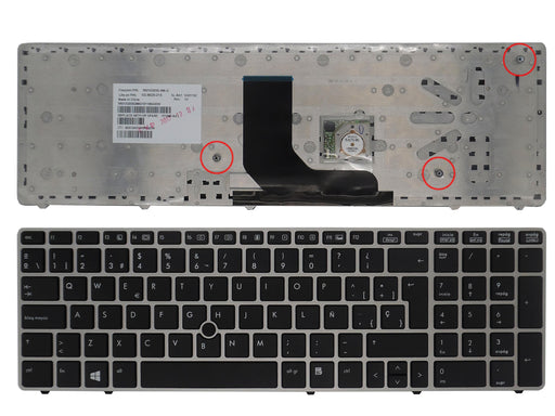 Teclado Para Portátil Hp Probook 6560B 6565B Elitebook 8570P