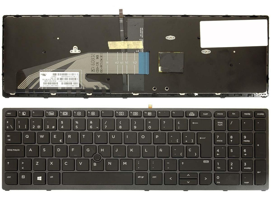 Teclado Retroiluminado Para Portátil Hp Zbook 15 G3