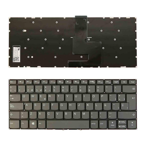 Teclado Para Portátil Lenovo Ideapad 330-14Ikb Gris Sin Marco