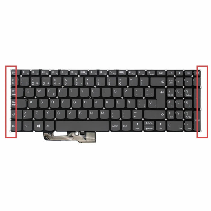 Teclado Para Portátil Lenovo Ideapad V15 G2-Itl Series