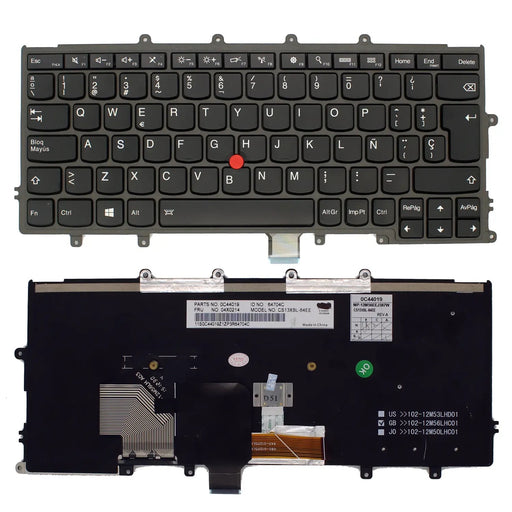 Teclado Retroiluminado Para Portátil Lenovo Thinkpad X270 01En596 Negro