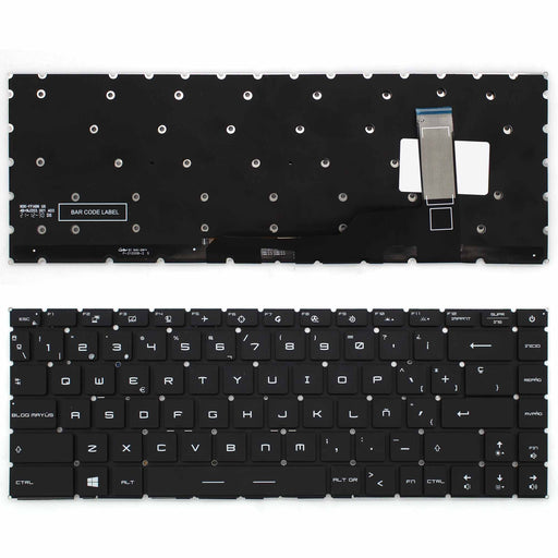 Teclado Para Portátil Msi Stealth 15M Gs66 Stealth Ge66 Raider Retroiluminado