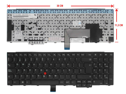 Teclado Para Portátil Lenovo Thinkpad E531 E540 T540 04Y2358 Negro