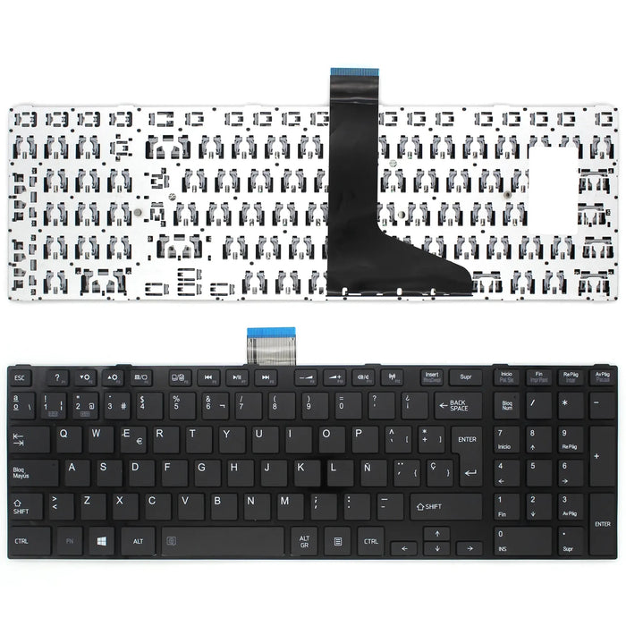 Teclado Para Portátil Toshiba Satellite C55-A Marco Brillante