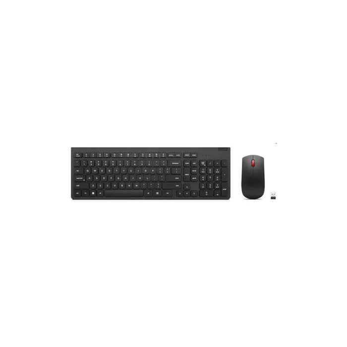 Teclado Ratón Incluido  Ingles Lenovo 4x31n50746 Rf Inalámbrico Qwerty Inglés De Ee. Uu. Negro