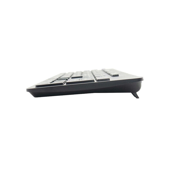 Teclado Reacondicionado Hp  Usb Slim Kb Ph0u Español (Qwerty) Negro Con Cable Usb   1 Año De Garantia