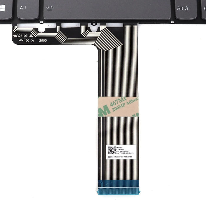 Teclado Retroiluminado Para Portátil Lenovo Xiaoxin Air 15 Gris