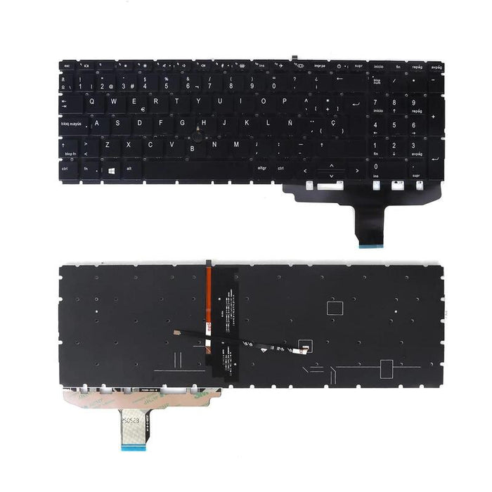Teclado Retroiluminado Para Portátil Hp Elitebook 850 G7 Negro