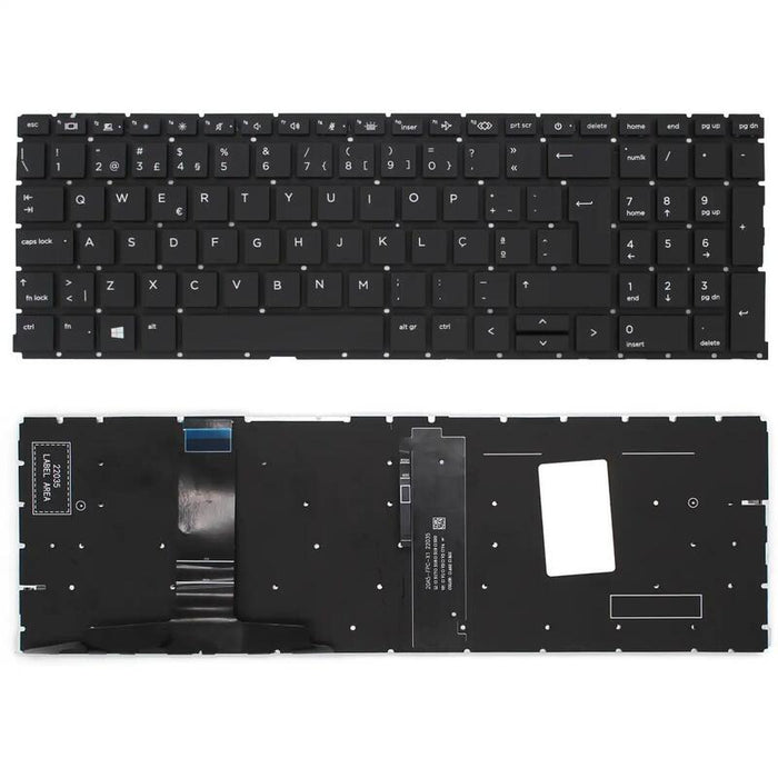 Teclado Retroiluminado Para Portátil Hp Probook 450 G8 455 G8 455r G8 650 G8 En Portugues