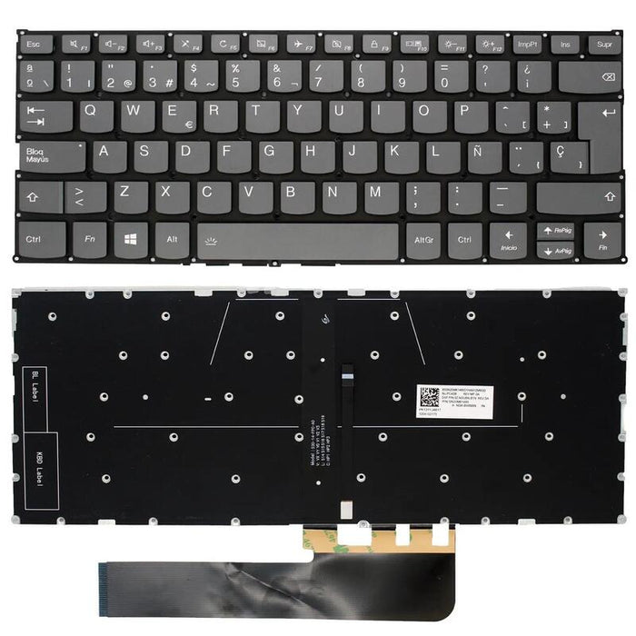 Teclado Retroiluminado Para Portátil Lenovo Flex 5 14iil05 5 14itl05 5 14alc05 5 14are05