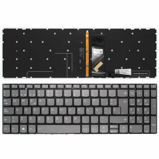 Teclado Retroiluminado Para Portátil Lenovo Ideapad 320S-15Ikb 320S-15Isk