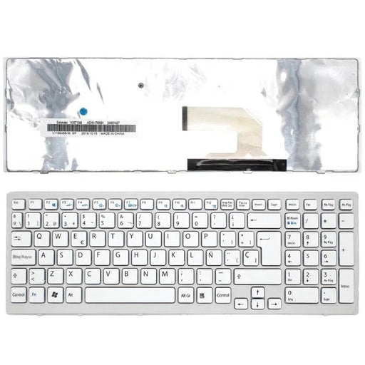 Teclado Para Portátil Sony Vaio Vpc-Eh3E0E Vpc-Eh3J1E Vpc-Eh3Q1E Vpc-Eh3C0E