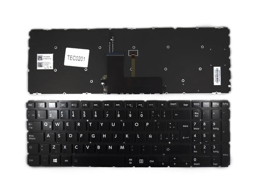 Teclado Retroiluminado Para Portátil Toshiba Satellite L50-B L50D-B 0Kn0-Dq3La12 Tbm14M76Laj528