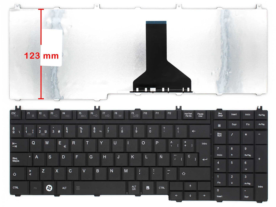 Teclado Para Portátil Toshiba Nsk-Tn0Gv Nsk-Tn0Gu