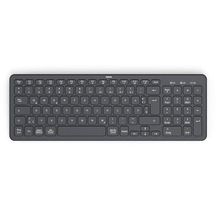 Teclado Wk-300 Inalámbrica Negra
