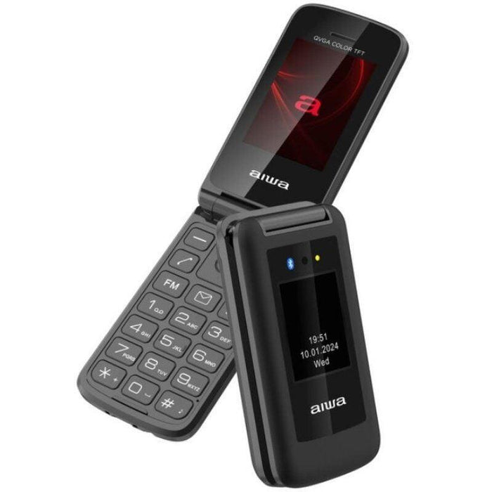 Teléfono Móvil Aiwa Fp-30-2g Bk Para Personas Mayores Negro