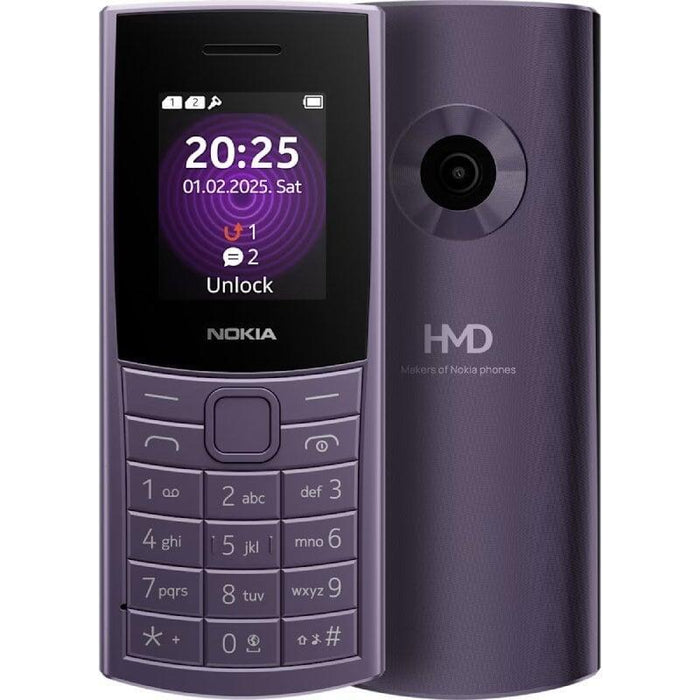 Teléfono Móvil Nokia 110 4g 2nd Edition Púrpura