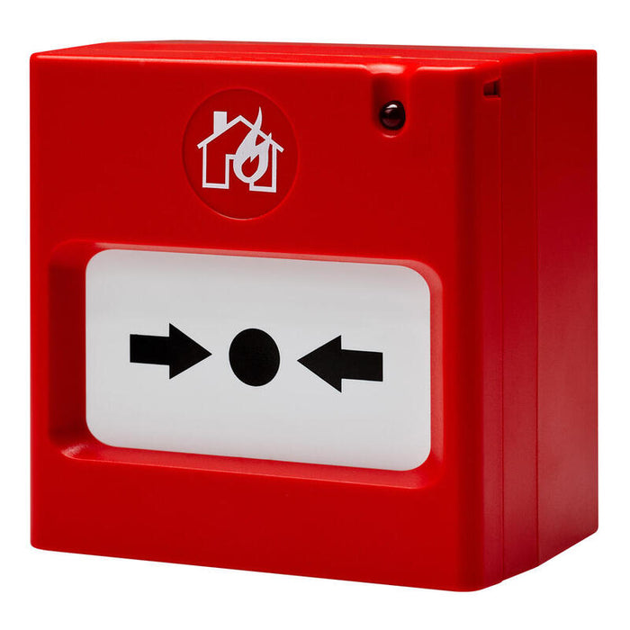 Teletek Sensoiris-Mcp150 Pulsador Analógico Rearmable Con Aislador. Incluye Llave Rearme