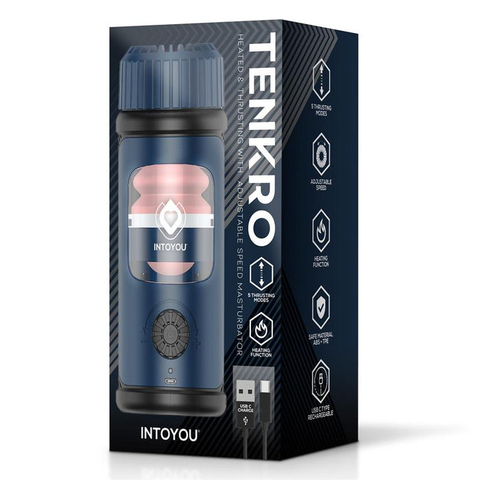 Tenkro Masturbador Con Thrusting Y Calor Usb-C