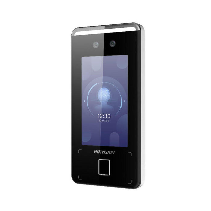 Terminal De Reconocimiento Facial Tarjeta Mifare Huella Pantalla Táctil 4.3" Hikvision