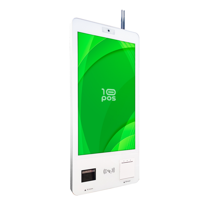 Terminal Kiosko 32 Flat Capacitivo 10k-32, Intel J6412, 8gb Ram Ddr4, 256gb Ssd, Impresora (Key), Windows 10 Iot