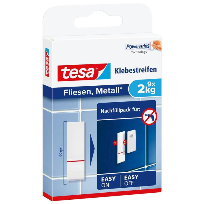 Tesa Klebestreifen Fliesen & Metal Hasta 2kg 9st.