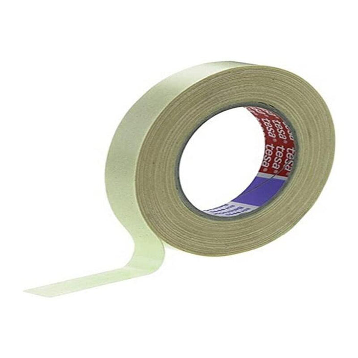 Tesafix Cinta Adhesiva De Tela Kunstkautschuk 25m X 50mm Blanco