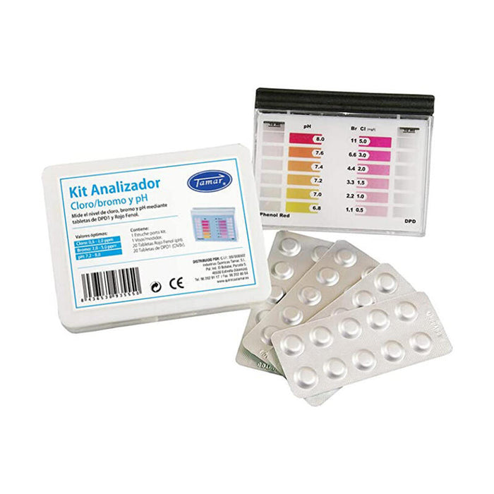 Test Kit Dpd1 Cloro, Bromo Y Ph 1175600000 Tamar