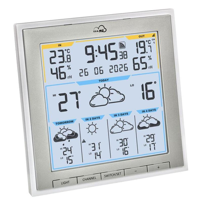 Tfa Tfa.Me 35.8105.02   Id-08 Wlan Funk-Wetterstation     Weiss