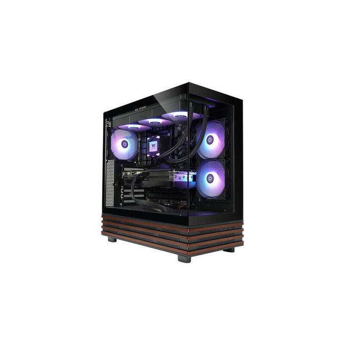 Thermaltake Ftw V270ws 9060xt, Pc Gaming Negro/Madera, Windows 11 Pro Pc-000118-De