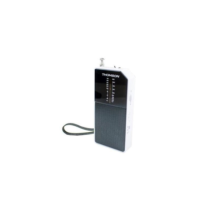 Thomson Rt205 Radio Fm/Am Portatil Analogica - Antena Telecopica - Blanco/Negro