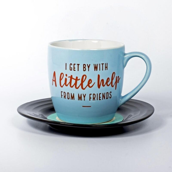 Thumbsup! Tasse "A Little Help" 250ml Azul